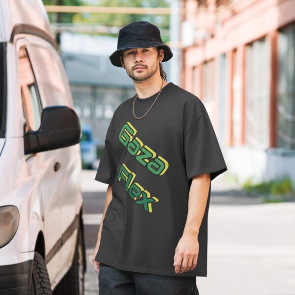 Gaza Flex Oversized faded t-shirt - Image 4