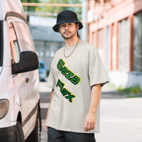 Gaza Flex Oversized faded t-shirt - Image 5