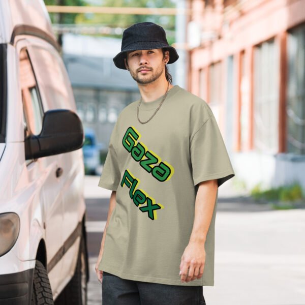 Gaza Flex Oversized faded t-shirt - Image 6