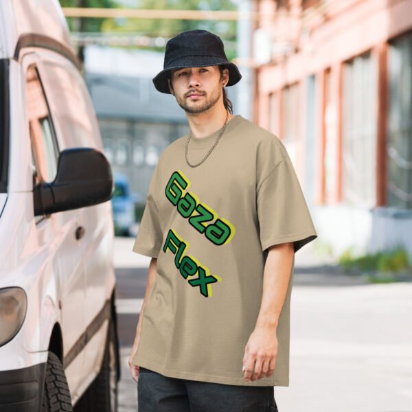 Gaza Flex Oversized faded t-shirt - Image 3