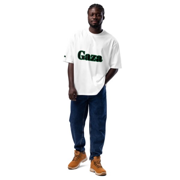 Gaza Oversized heavyweight t-shirt - Image 4