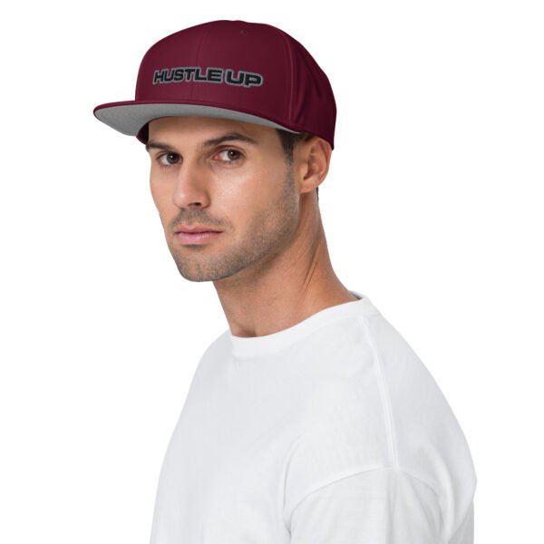 Hustle Up Snapback Hat - Image 5