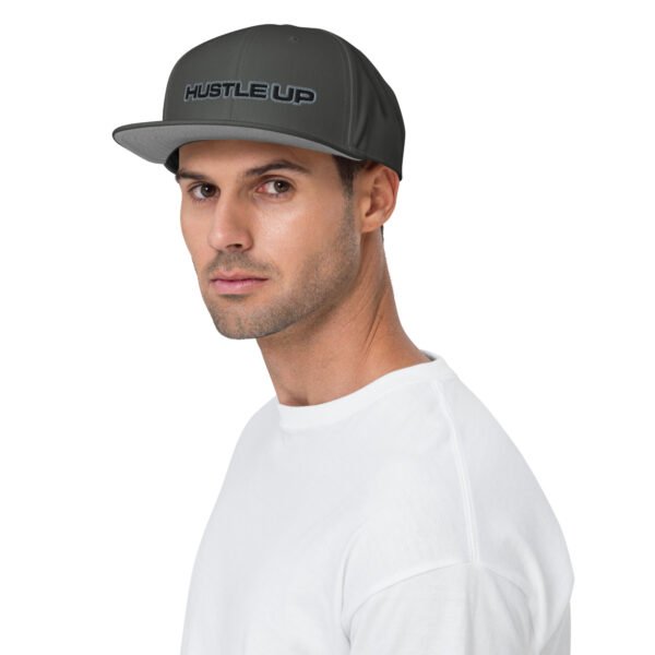 Hustle Up Snapback Hat - Image 9