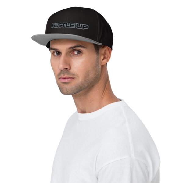 Hustle Up Snapback Hat - Image 3