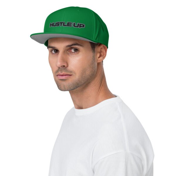 Hustle Up Snapback Hat - Image 11