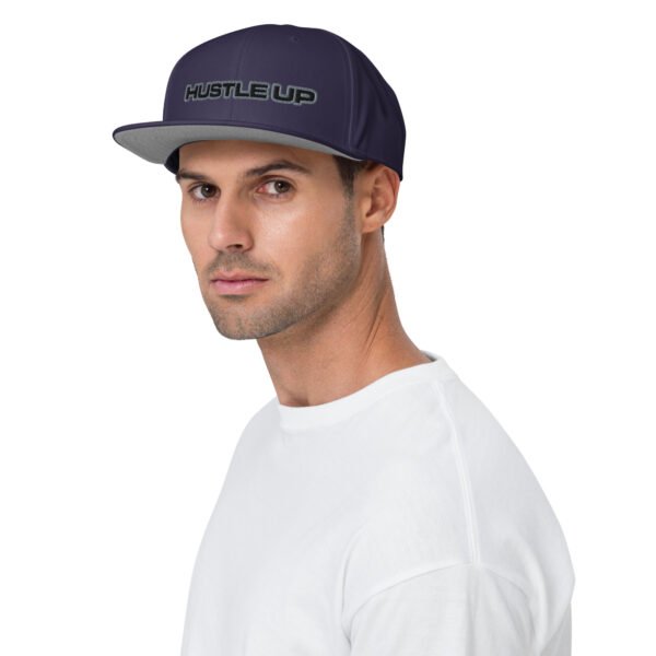 Hustle Up Snapback Hat - Image 7